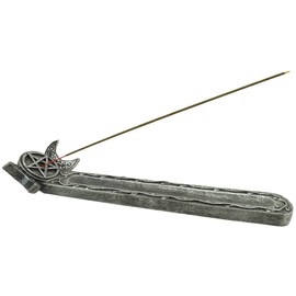 Nemesis Now Twilight Triple Moon Incense Burner, Grey, 27.3cm