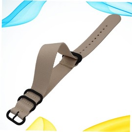 TEHAUX 1pc Canvas Nylon Strap 22mm Band Strap Correa para Hombre Watch Intelligent Miss