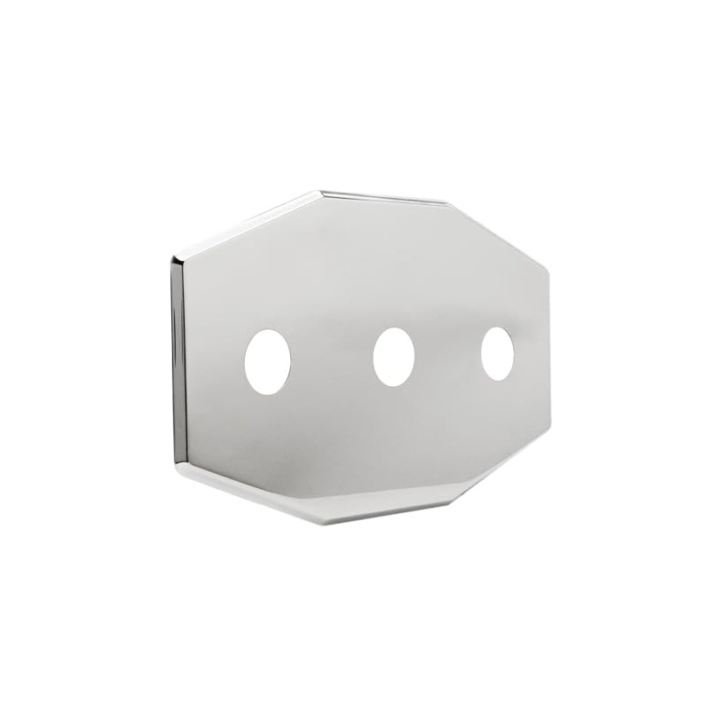 Westbrass Three-Hole Remodel Plate, Polished Chrome, D505-26, 1 Pack