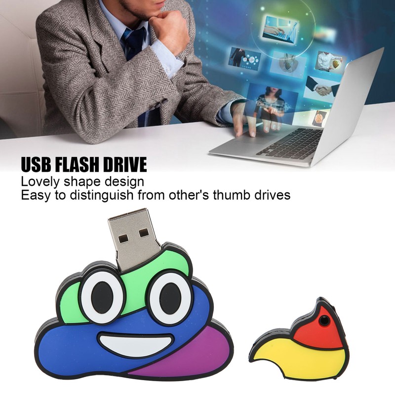 USB 2.0 Flash Drive Cute Cartoon Pattern Data Storage U