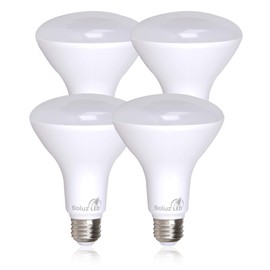 Bioluz LED 4 Pack 90 CRI BR30 LED Dimmable Bulb 7.5W = 65 Watt Replacement 650 Lumen 4000K Cool White Indoor/Outdoor Flood Light UL Listed Title 20 High Efficacy Lighting (Pack of 4)