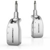 Wireless Guitar System, 2.4 GHz with 4 or 6 Channels Rechargeable Guitar Transmitter Receiver Set for Electric Guitar Bass Keyboard Piano:_Silver