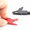 10Pcs Insulated Safety Multimeter Alligator Clips Electrical Test Tools with