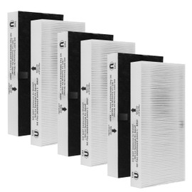 Lhari 6-Pack Type U HEPA Filter, Compatible with Honeywell Air Purifier HHT270 HHT270W HRF201B HHT290 And Febreze FRF102B FHT170 FHT180 FHT190W Air Purifier, Remove Allergens and Reduce Odors
