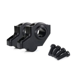 7/8" 22.2mm Handlebar Risers of Motorcycle ATV Dirt Bike Motocross With Clamps, Fit for XT250 KLX300 KLX230 KX250 NC750X CRF250M GSX 650F V-Strom MT-03 MT-25 W800 DR650 TT-R230 (Matte Black)