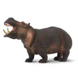 Safari Ltd. Hippopotamus Figurine - Detailed 8.75" Plastic Model Figure - Fun Educational Toy for Boys, Girls & Kids Ages 3+