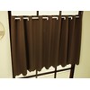 Katenya Outlet Flameproof Blackout Class 1 Cafe Curtain [Piti] Walnut