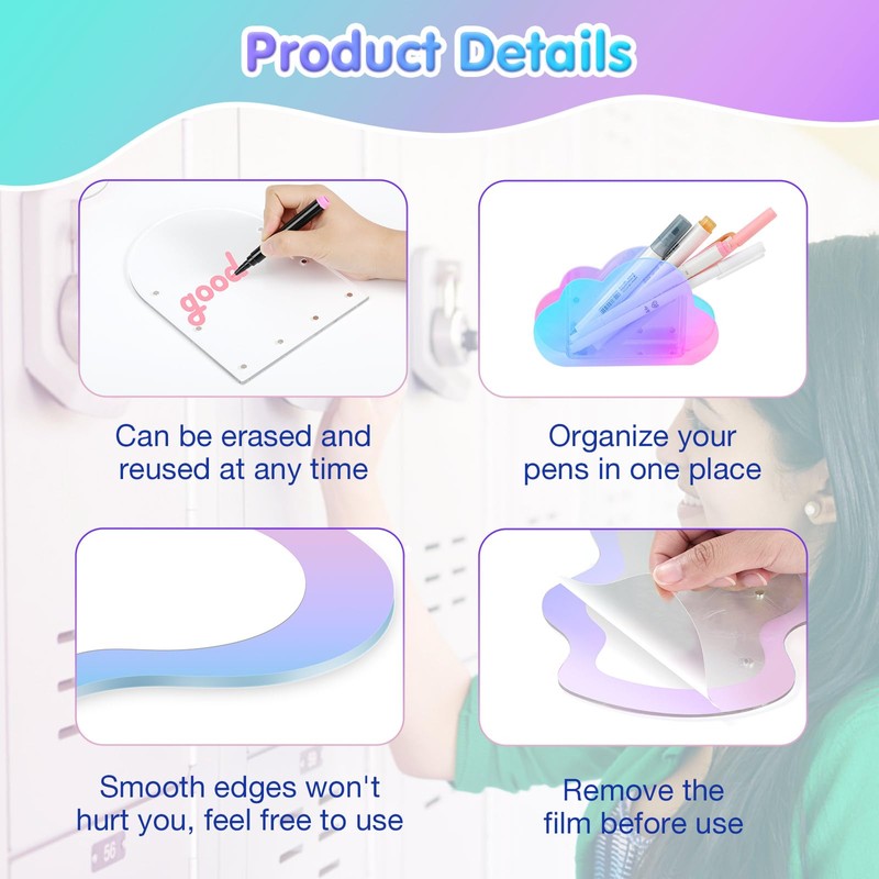 MoKo Locker Accessories Set, 5 in 1 Back to School