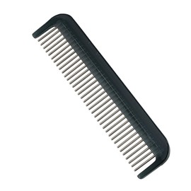 Hair Doctor Ladies 5" Rotating Tooth pocket comb to reduce hair loss and damage (Black)