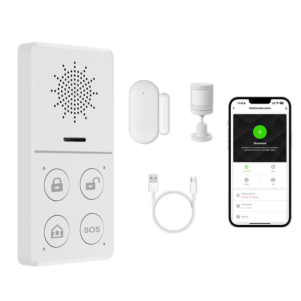 IHSENO WiFi Home Security Alarm System - 130DB Smart Kit,