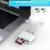 3 in1 USB C Kartenleser, SD Kartenleser für Micro SD