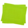 Premium quality set of 2 bath mats from cotton, double