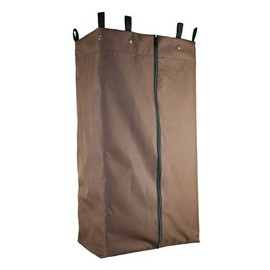 American Supply Replacement Housekeeping Cart Bag with Loops, Snaps & Front Zipper 18" x 12" x 36" Long