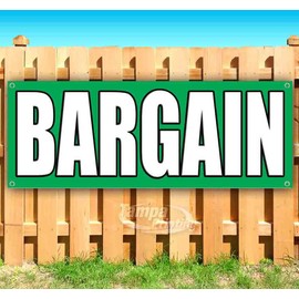 Bargain Banner 13 oz | Non-Fabric | Heavy-Duty Vinyl Single-Sided with Metal Grommets