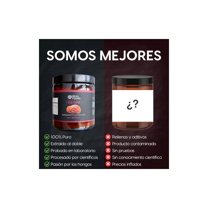 Reishi Suplemento en polvo de extracto de hongo - (100g)