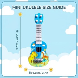 Kids Guitar, Ukulele for Kids, Mini Guitars for Children, Small Guitar Toy, Portable Musical Instrument, Educational Music Gift