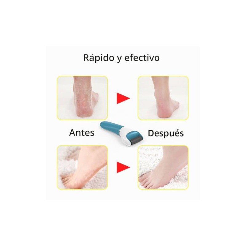 Lima eléctrica para pies profesional, herramienta de pedicura recargable de