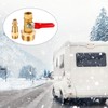 Hotop Brass Winterize Blowout Adapter with 1/4 Inch Quick Connect