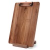 Walnut Wood Clipboard, Menu Clip Board with Metal Clip and