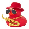 wonuu Car Dashboard Ducks, Saxophone Decor Rubber Duck Car Ornaments