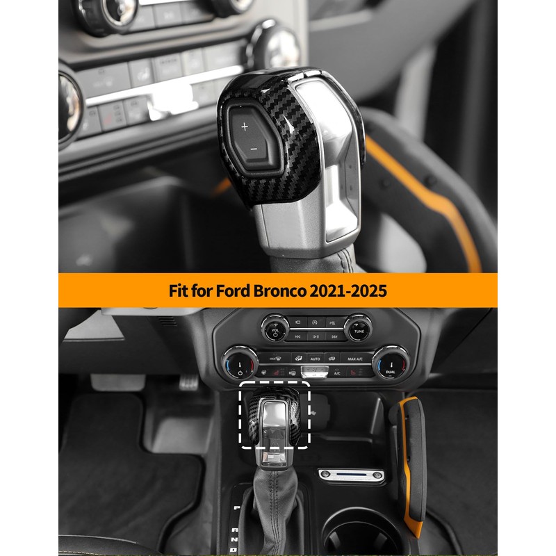 Hoolcar Interior Gear Shift Knob Cover Gear Shifter Protector Decor
