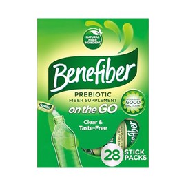 Benefiber Benefiber 302805 Fiber Supplement Powder Stick Packs for Digestive Health, 28 Sticks, 3.92 Ounces