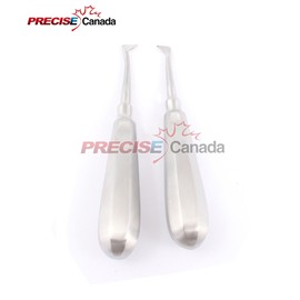 PRECISE CANADA: Set of 2 Dental Root Elevator Cryer # 4L & 4R -German Grade Stainless Steel New