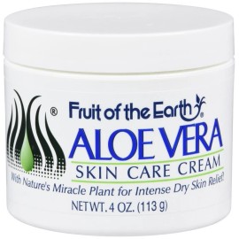 Fruit of the Earth Aloe Vera Skin Care Cream 4 OZ