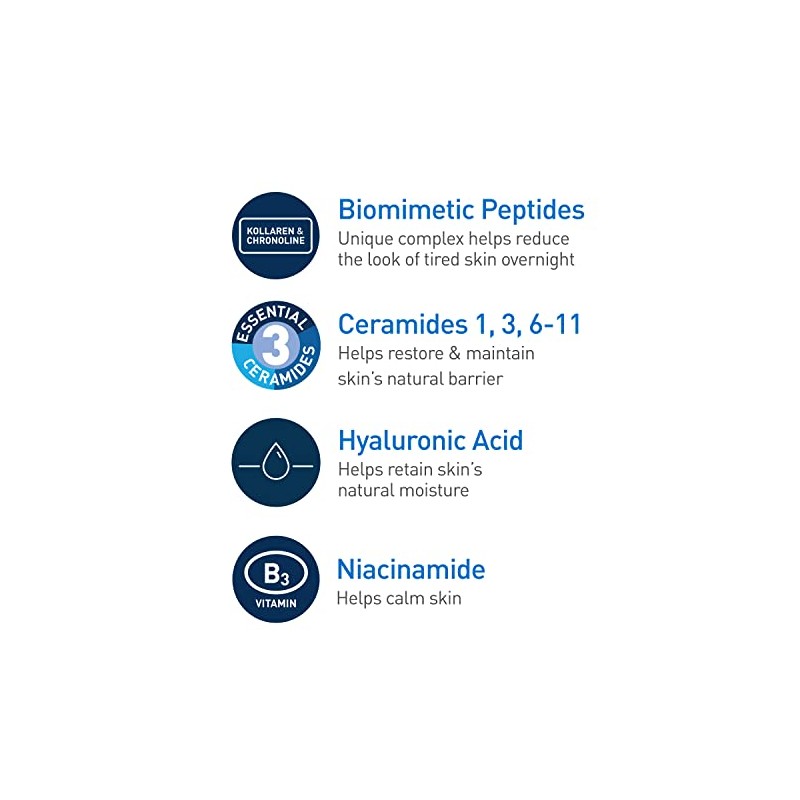 CeraVe - Renewing System, Crema de noche renovadora para la