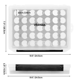 Aventik Fly Tyers Spool/Stash Box: Essential Gear for Anglers Compact (2pcs)