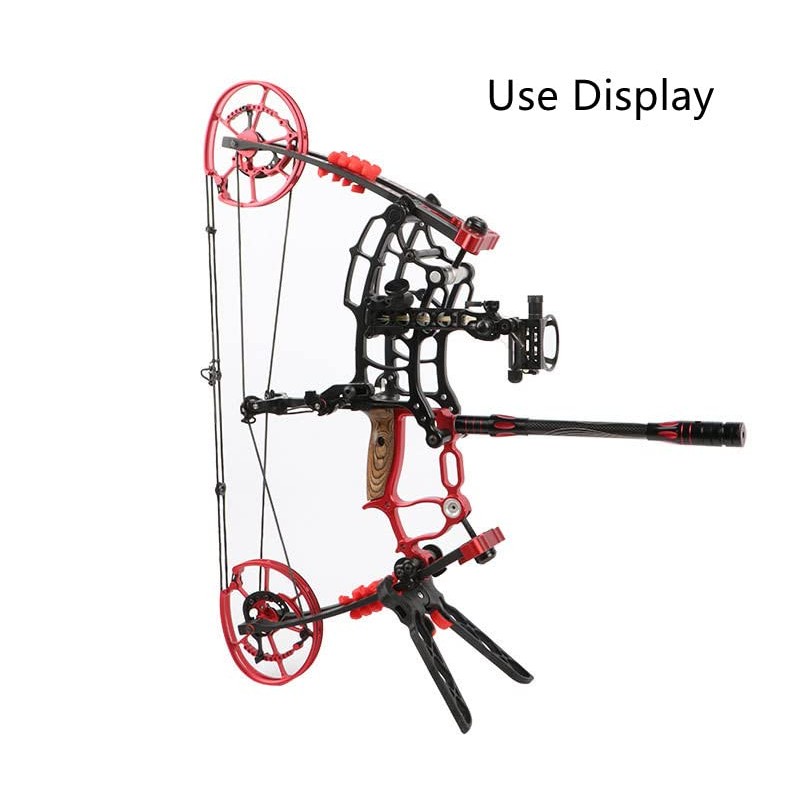 Release Compoundbogen,Archery Compound Bow Kick Stand Holder Rack Folding Portable