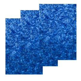 TOEPODO Pearl Mineral Crystal Acrylic Sheets 1/8 Thick Cast Acrylic Opaque Plastic Panels for Laser Cutting Crafting DIY Home/Festival Decore (3,Blue, 8x12 Inch)