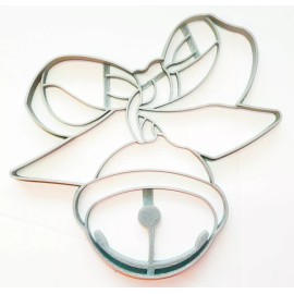 AJT JINGLE BELLS SLEIGH BELL CHRISTMAS 7.5 INCH PIE TOPPER COOKIE CUTTER PR3317