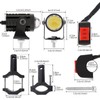 Windance 2 Pack,Motorcycle LED Spotlight Hi/Lo Beam Yellow White Driving