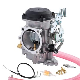 SVKCAR CV40 Carburetor for Harley Davidson Sportster 883 1200 XL883 XLH1200, Softail 1988-2017, Dyna FXR FXD Touring 1988-2016, Sportster 1998-Up CV 40MM Carb 27421-99A (with 35.4" Throttle Cable)