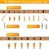 Wood Burning Kit 22PCS, Adjustable Temperature Pen with 18 Tips&Accessories