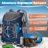 RAINSMORE Hiking Backpack 40L Foldable Lightweight Rucksack for Men with