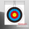 20 Sheets Bullseye Archery Target,Archery Shooting Standard Targets Paper 10