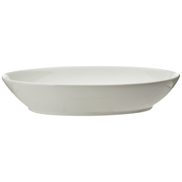 Maxwell & Williams Round Oval Bowl, 25 x 17 cm, Porcelain/White Basics