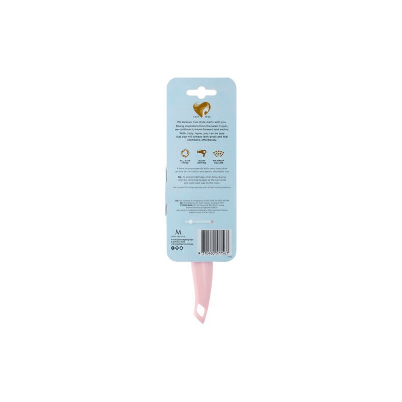 Lady Jayne Nylon Ball Tipped Vent Brush