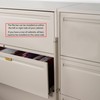Guardianite File Cabinet Locking Bar. Fits 5 Drawer File Cabinets.