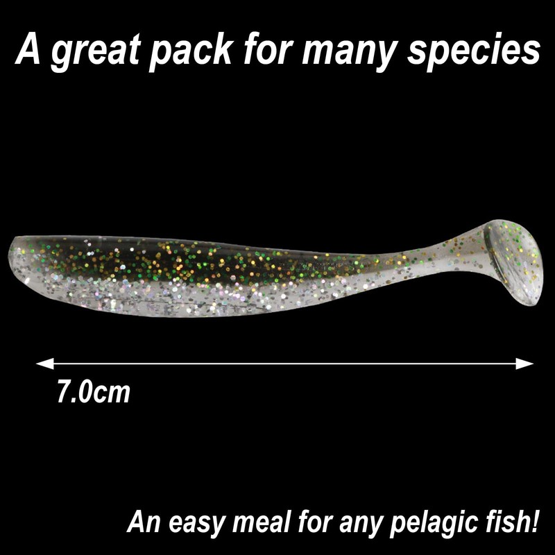 Soft Plastic Lures Bait Great for Sinker Hook Saltwater Fishing