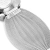Flower Shape Dial Women Watch Wide Mesh Belt Quartz Elegant