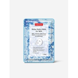 [Purederm] Relax Hydra Men’s Mask Pack 10 packs / [퓨어덤] 릴랙스 하이드라 남성용 마스크팩 10개