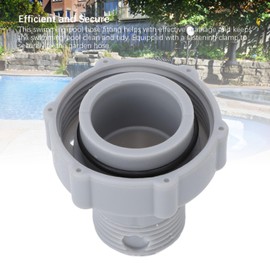 Pool Drain Fitting Connects for Coleman Pools, ID 0.7inch Connect to The Bottom of The Pool, Leakproof Drain Plug Connector Hose Adapter, Pool Drain Pipe Connector