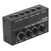 4 Channel Mixer Black Ultra Low Noise 4 Channel Compact
