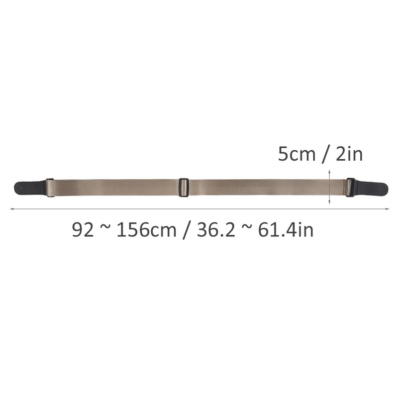 Guitar Strap Acoustic Electric Bass Ukulele Nylon Belt Adjustable TopGrain