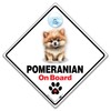 iwantthatsign.com Pomeraniam On Board Sign Pomeranian Dog Car Sign Dog