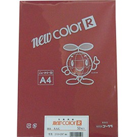LINTEC NO550 Colored Drawing Paper, Gokura New Color R, A4, 50 Sheets