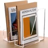 SANRUI 2-Pack Acrylic Magazine File Holder Desk Organizer Magazine Rack,